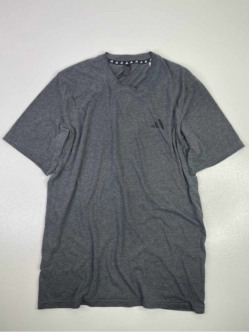 Adidas Train Essentials Feelready Grey Heather Athletic Training Tee Size L